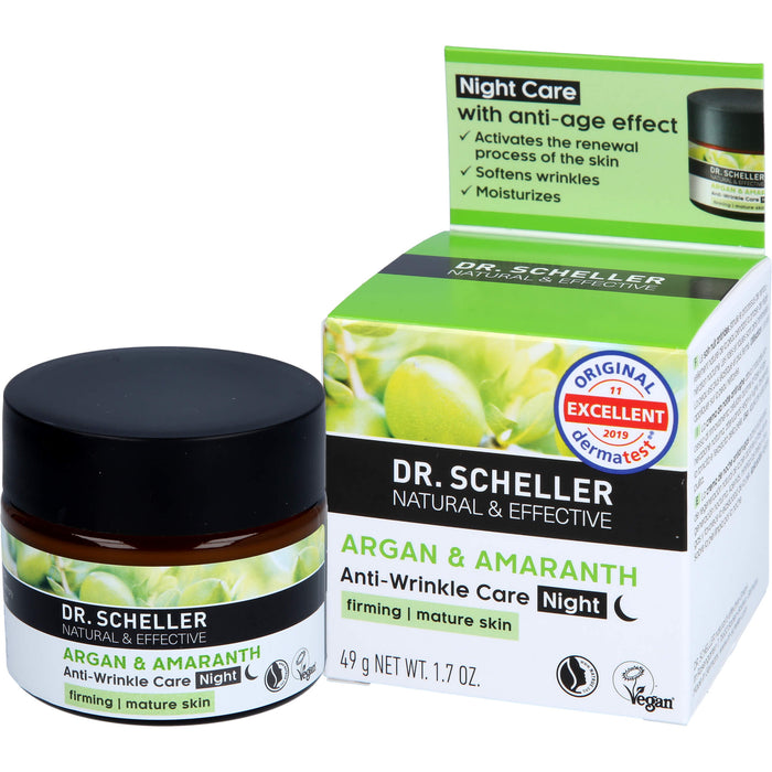 Dr. Scheller Argan&Amaranth Anti-Falten Pfl.Nacht, 50 ml XNC