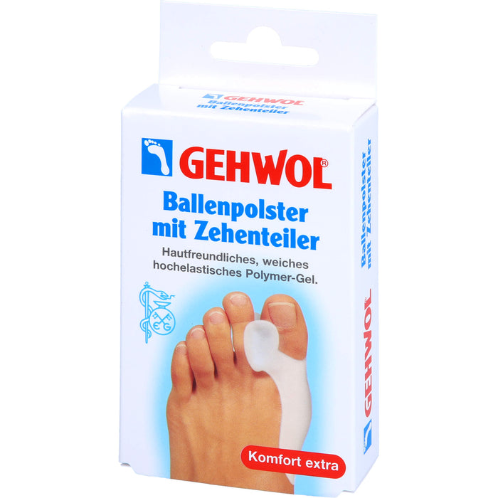 GEHWOL Ballenpolster mit Zehenteiler, 1 pcs. Toe divider