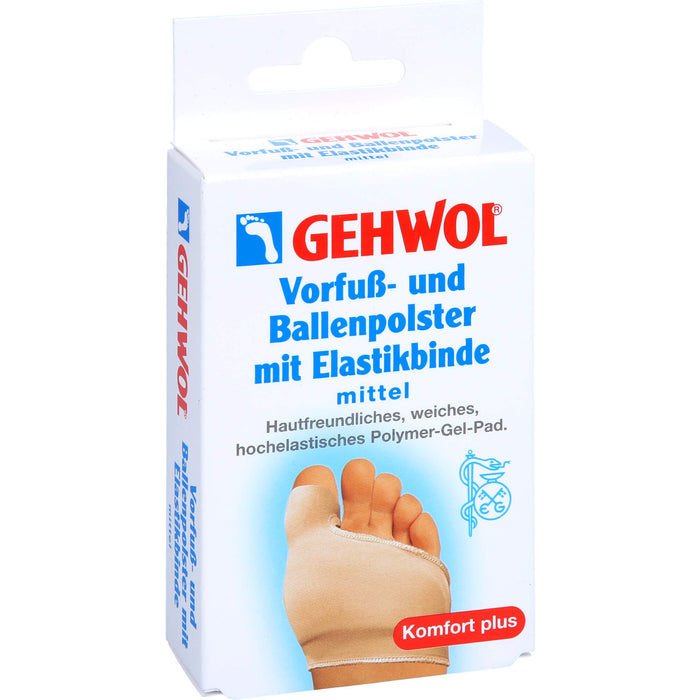 GEHWOL Vorfuß-u. Ballenpolster mit Elastikbinde mi, 1 St