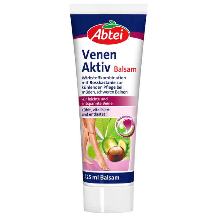 Abtei Venen Aktiv Balsam bei müden, schweren Beinen, 125 ml Baume