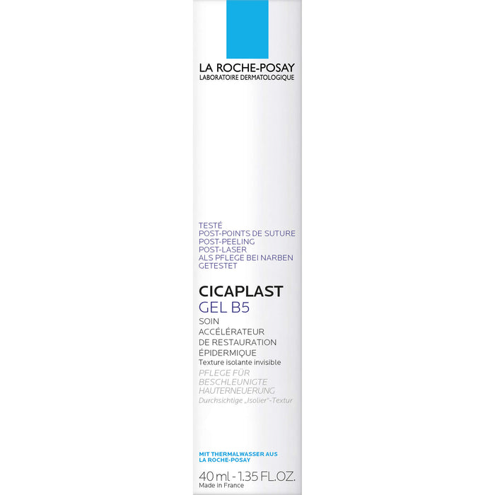 La Roche-Posay Cicaplast Gel B5 Pflege für beschleunigte Hauterneuerung, 40 ml Gel