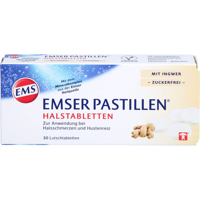 EMSER Pastillen bei Halsschmerzen und Hustenreiz, 30 pc Tablettes