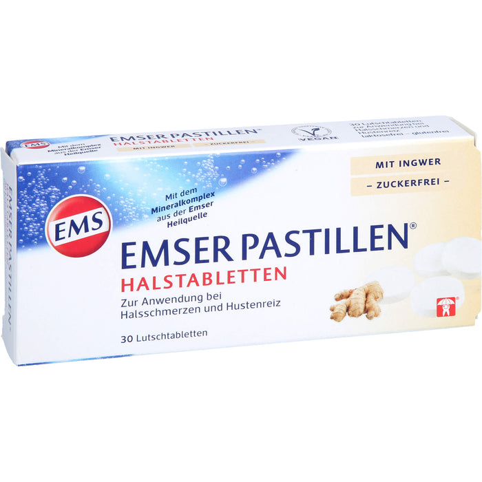 EMSER Pastillen bei Halsschmerzen und Hustenreiz, 30 St. Tabletten