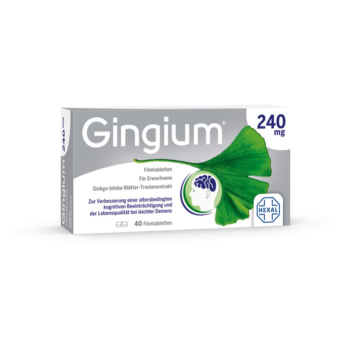 Gingium 240 mg Filmtabletten, 40 St. Tabletten