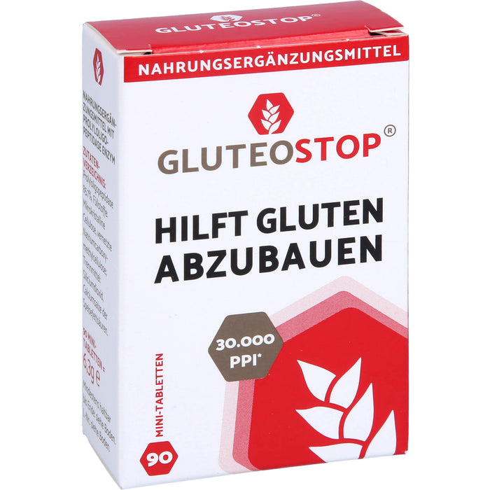 GluteoStop Tabletten hilft Gluten abzubauen, 90 pcs. Tablets