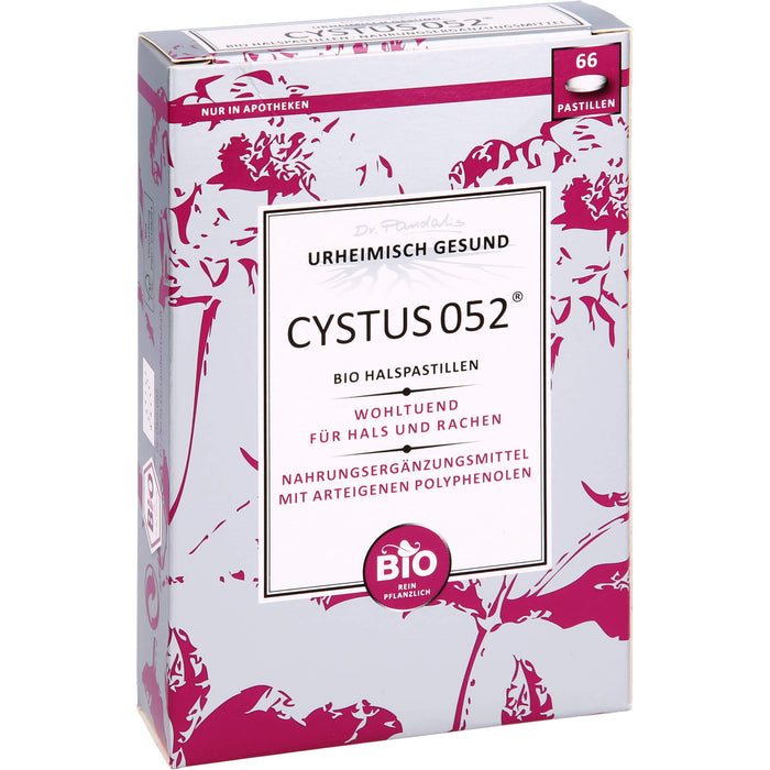 Dr. Pandalis CYSTUS 052 Bio Halspastillen, 66 St. Tabletten