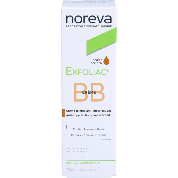 Noreva exfoliac getönte BB-Creme dunkel, 30 ml Crème