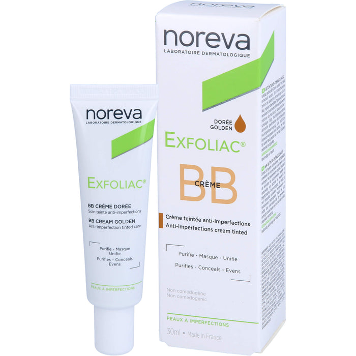 Noreva exfoliac getönte BB-Creme dunkel, 30 ml Crème