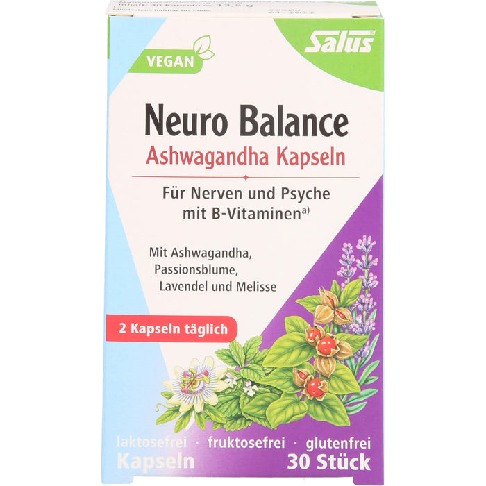 Salus Neuro Balance Ashwagandha Kapseln, 30 St. Kapseln