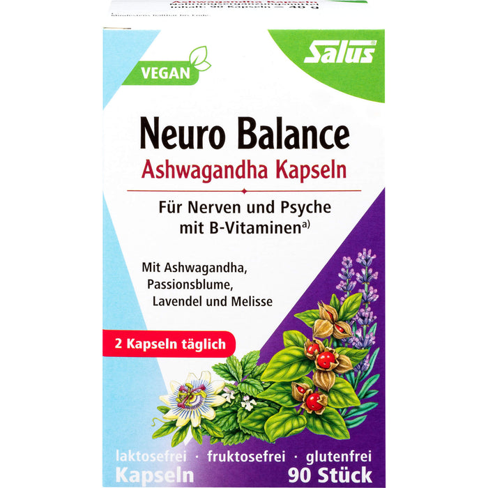 Salus Neuro Balance Ashwagandha Kapseln, 90 pc Capsules