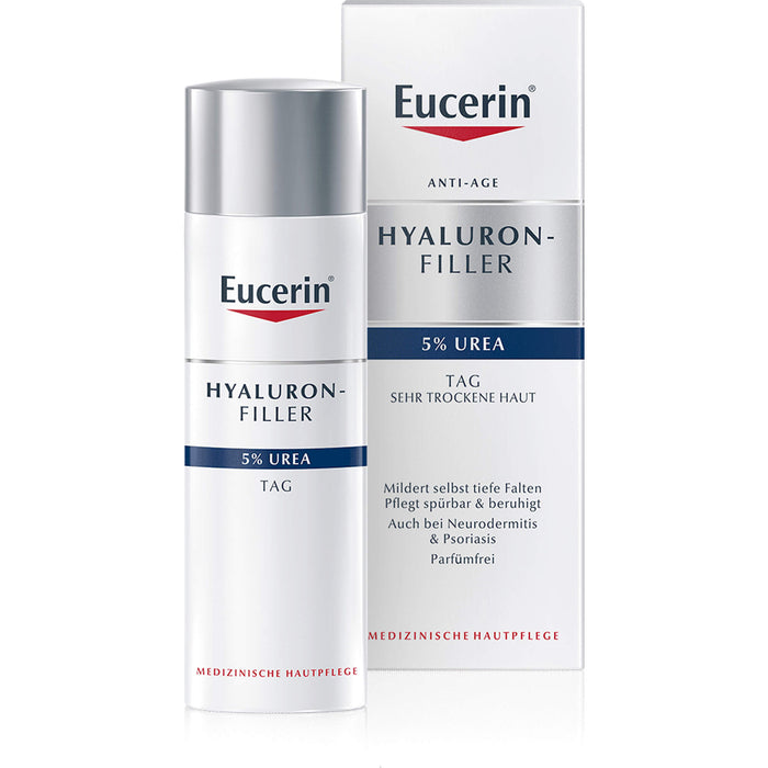 Eucerin Anti-Age Hyaluron-Filler Creme 5 % Urea Tag, 50 ml Cream