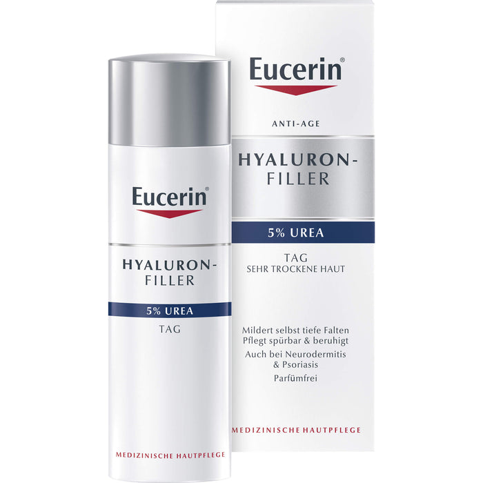 Eucerin Anti-Age Hyaluron-Filler Creme 5 % Urea Tag, 50 ml Cream