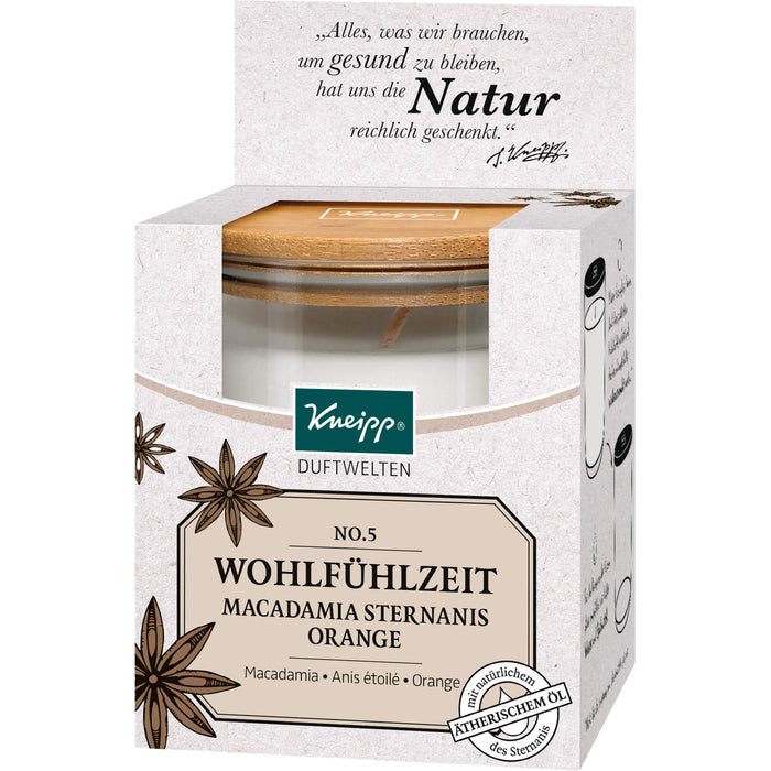 Kneipp Duftwelten Duftkerzen NO.5 Wohlfuehlzeit Ma, 145 g