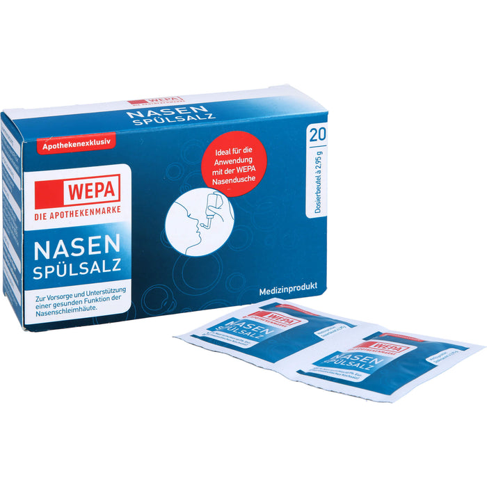 WEPA Nasenspülsalz Dosierbeutel, 20 pc Sachets