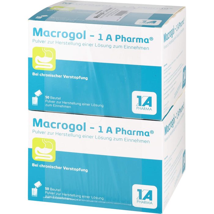 Macrogol - 1A Pharma Pulver bei chronischer Verstopfung, 100 pc Sachets