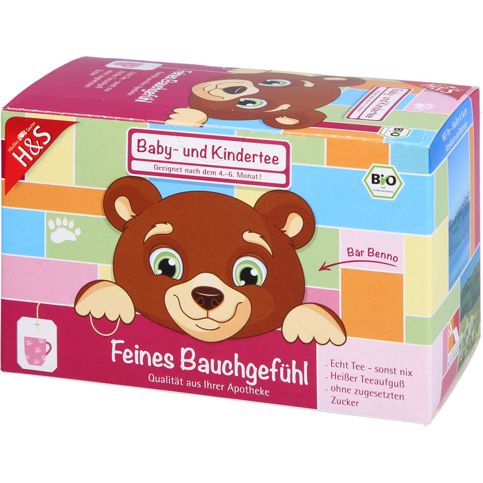 H&S Feines Bauchgefühl (Bio Baby- und Kindertee), 20X1.5 g FBE