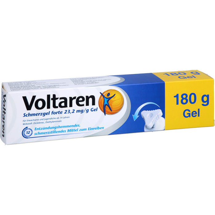 Voltaren Schmerzgel forte 23,2mg/g Emra entzündungshemmend und schmerzstillend, 180 g Gel