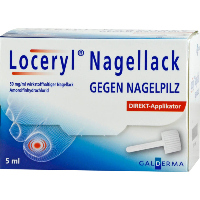 Loceryl wirkstoffhaltiger Nagellack gegen Nagelpilz, 5 ml Vernis à ongles contenant une substance active