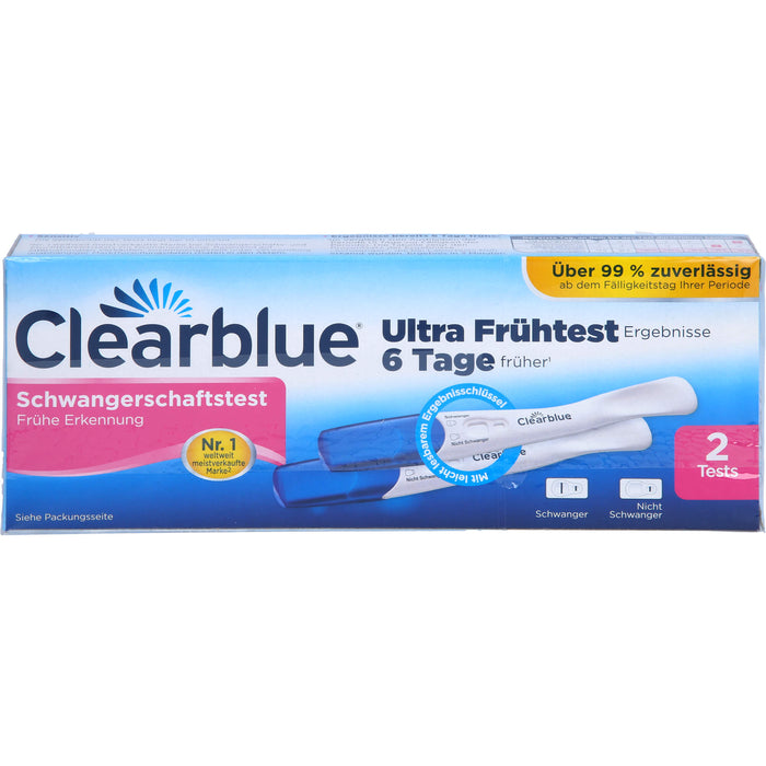 Clearblue Schwangerschaftstest Frühe Erkennung, 2 pc Test