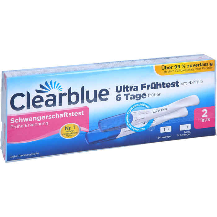 Clearblue Schwangerschaftstest Frühe Erkennung, 2 pc Test