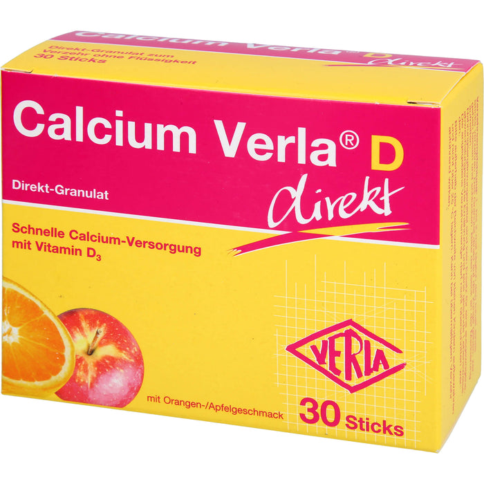 Calcium Verla D direkt Granulat, 30 pc Sachets