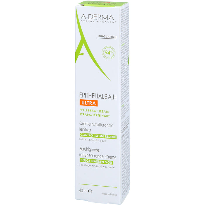 A-DERMA Epitheliale A.H Ultra beruhigende regenerierende Creme, 40 ml Cream