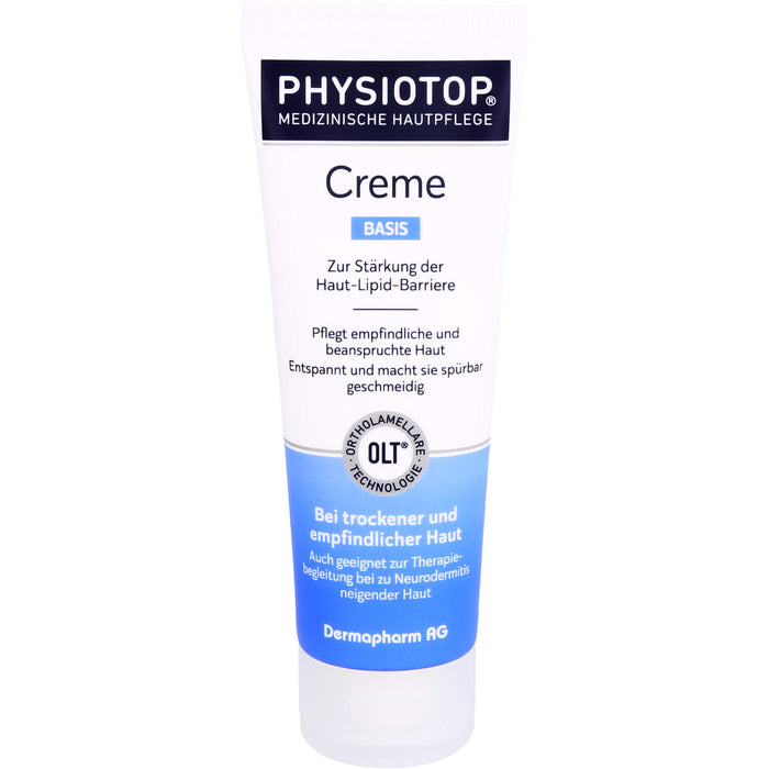 Physiotop Basis Creme zur Stärkung der Haut-Lipid-Barriere pflegt beanspruchte und empfindliche Haut, 75 ml Creme