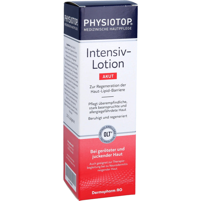 Physiotop Intensiv-Lotion akut bei geröteter und juckender Haut, 200 ml Lotion