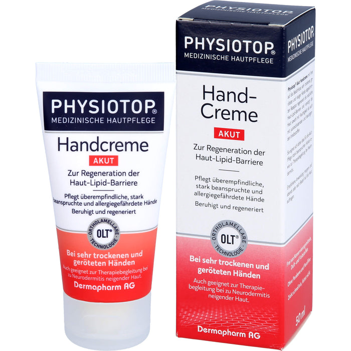 PHYSIOTOP akut Handcreme, 50 ml Cream