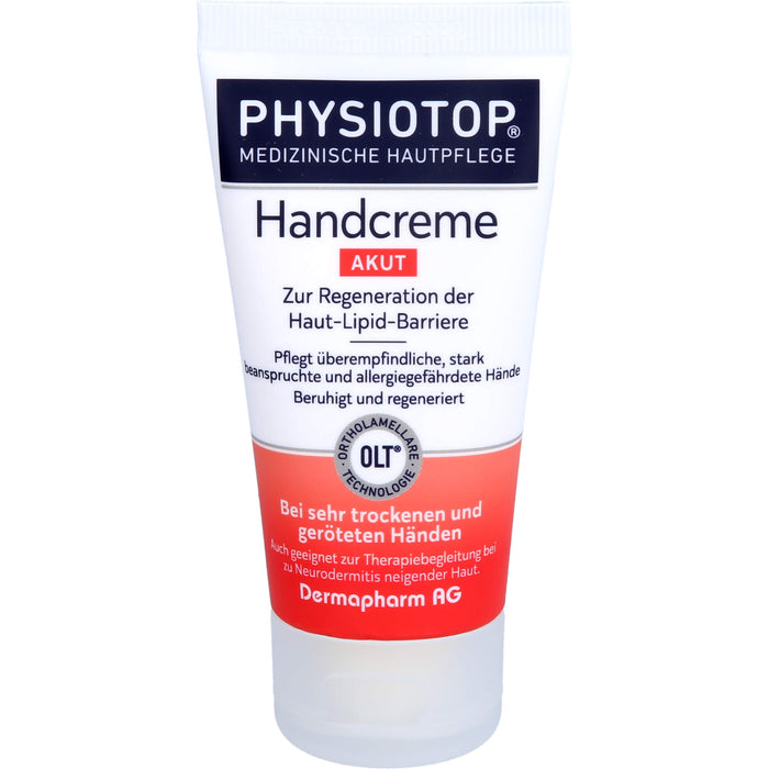 PHYSIOTOP akut Handcreme, 50 ml Crème