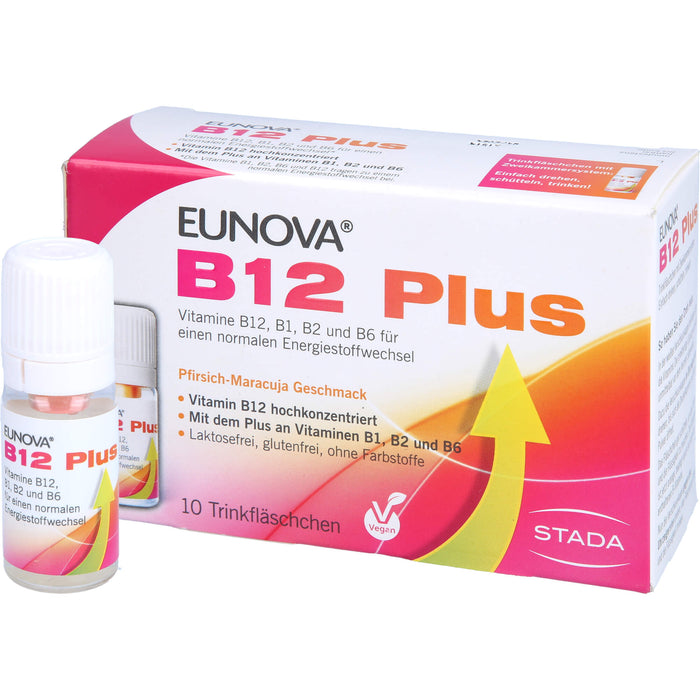 EUNOVA B12 Plus Trinkfläschchen, 10 pc Ampoules