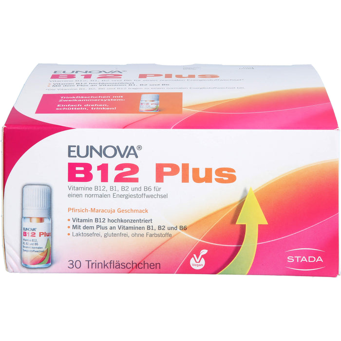 EUNOVA B12 Plus Trinkfläschchen, 30 pc Ampoules