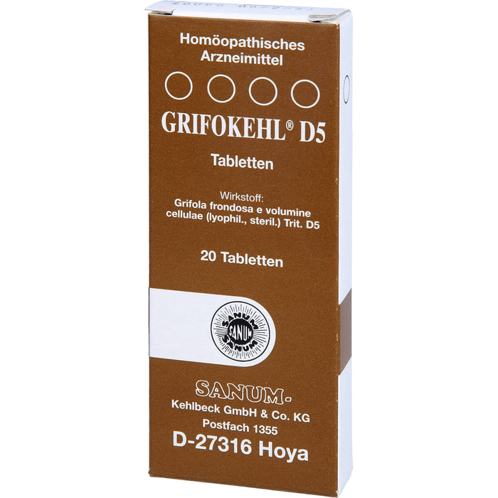 Grifokehl D5 Tabletten, 20 St TAB