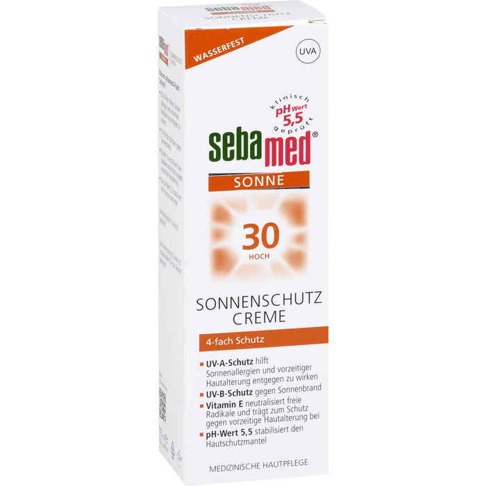 sebamed Sonnenschutz Creme LSF 30, 75 ml CRE