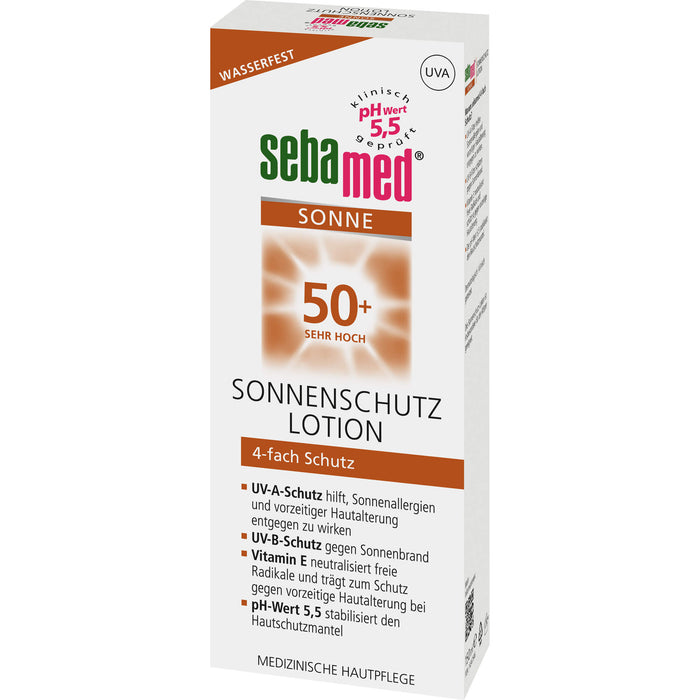 sebamed Sonnenschutz Lotion LSF 50+, 150 ml LOT