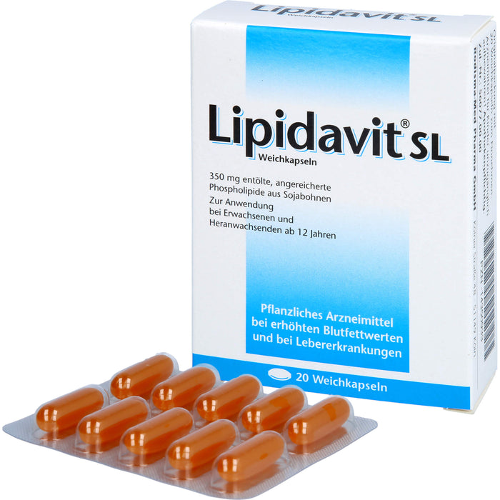 Lipidavit SL, Weichkapseln 350 mg, 20 St WKA