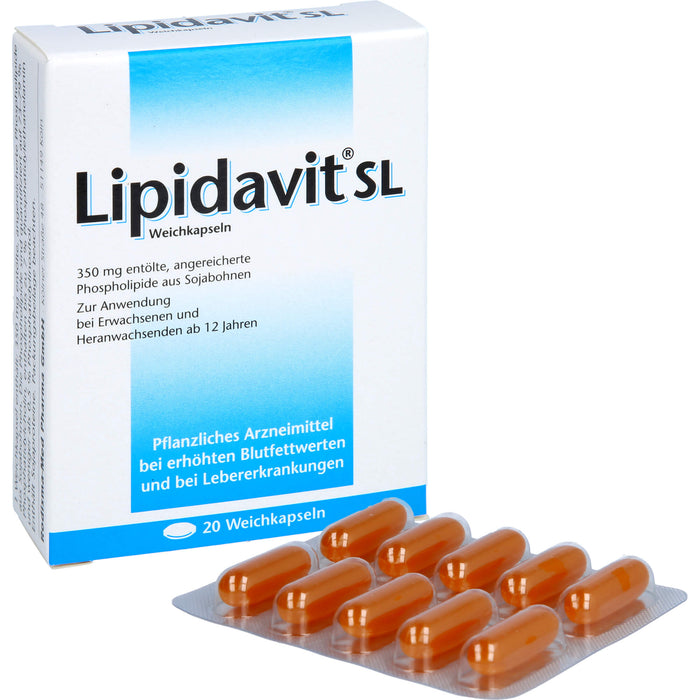 Lipidavit SL, Weichkapseln 350 mg, 20 St WKA