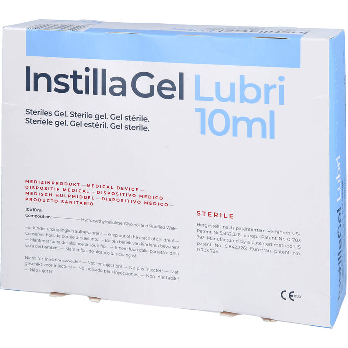 InstillaGel Lubri, 10X10 ml GEL