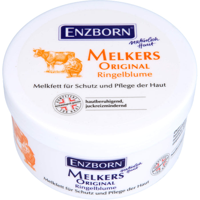 ENZBORN Melkers Original Melkfett für Schutz und Pflege der Haut mit Ringelblume, 250 ml Fatty ointment