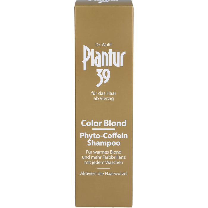 Plantur 39 Color Blond Phyto-Coffein-Shampoo, 250 ml Shampoo