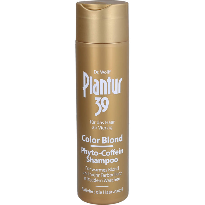 Plantur 39 Color Blond Phyto-Coffein-Shampoo, 250 ml Shampoing