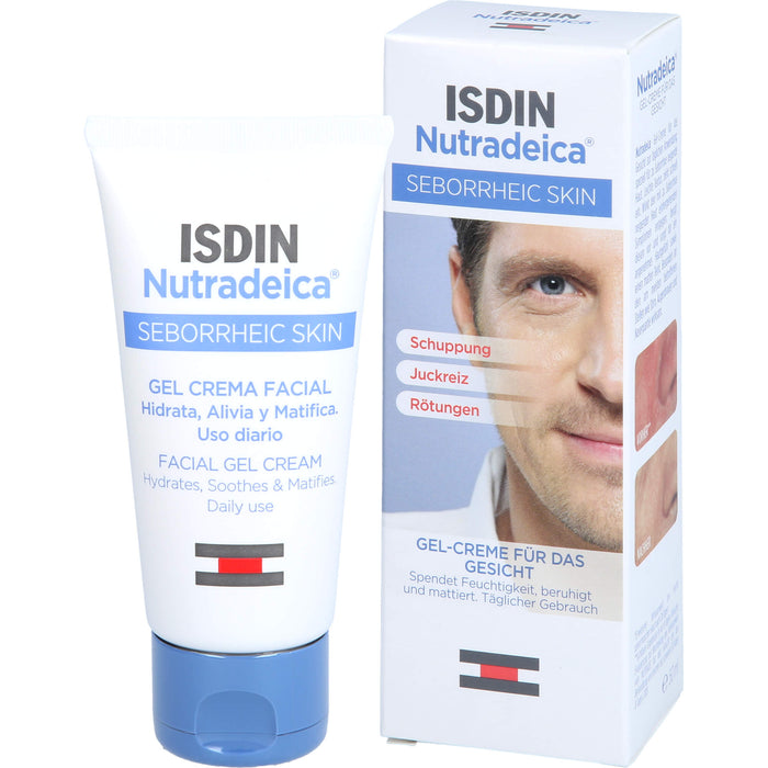 ISDIN Nutradeica Seborrheic Skin Gel-Creme für das Gesicht, 50 ml Cream