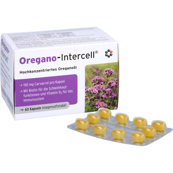 Oregano-Intercell Kapseln, 60 pc Capsules