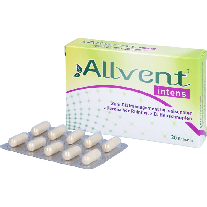 Allvent intens Kapseln bei saisonaler allergischer Rhinitis, 30 pcs. Capsules