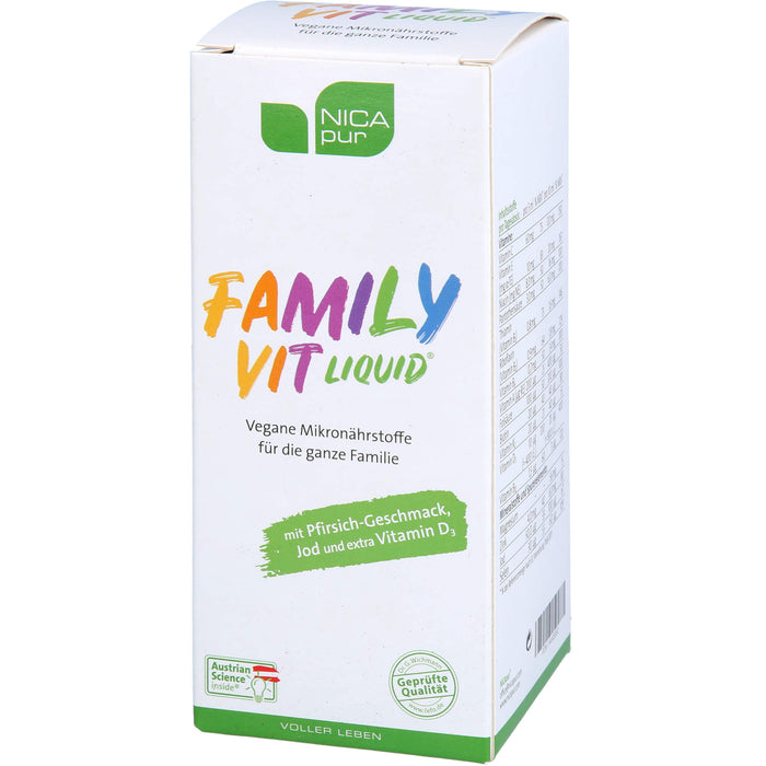 NICApur FamilyVit liquid, 250 ml SAF