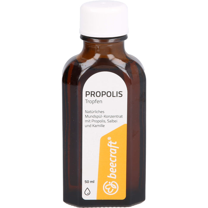 beecraft Propolis Tropfen Mundspül-Konzentrat, 50 ml Solution