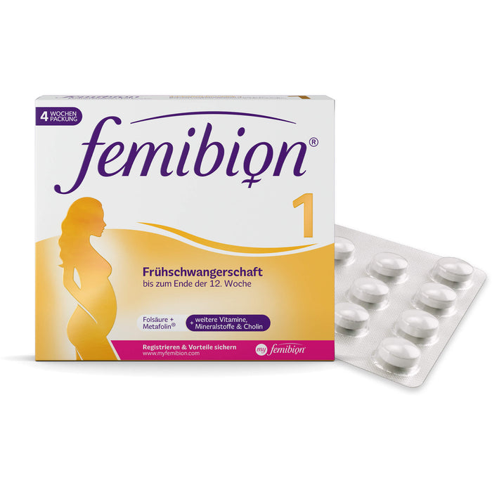 Femibion 1 Frühschwangerschaft Tabletten, 28 St. Tabletten