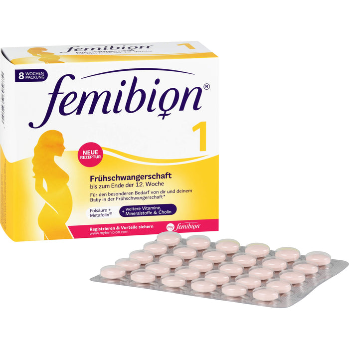 Femibion 1 Frühschwangerschaft Tabletten, 56 pc Tablettes