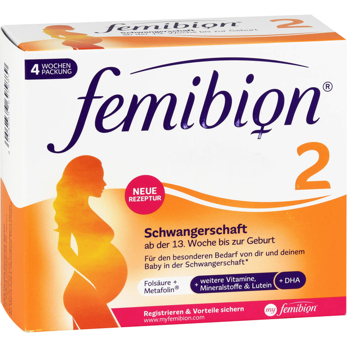 Femibion 2 Schwangerschaft Tabletten und Kapseln, 56 pc Tablettes