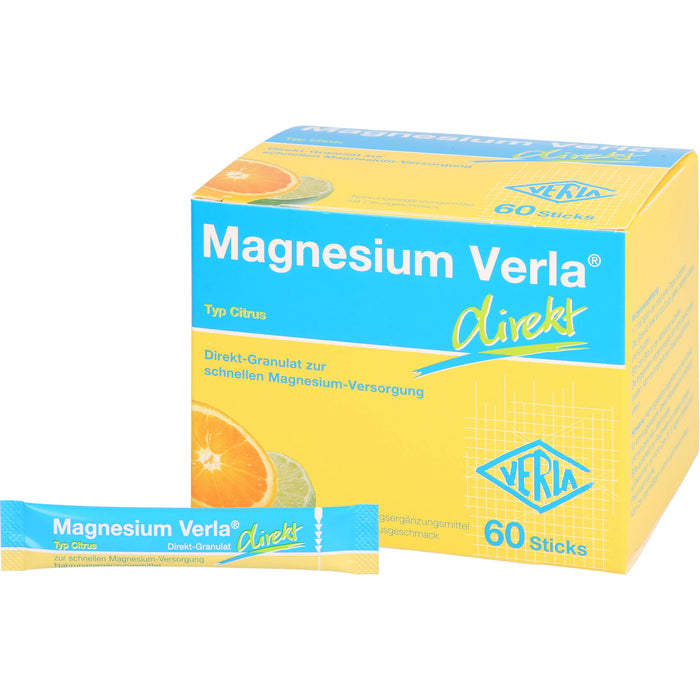 Magnesium Verla direkt Citrus Direkt-Granulat, 60 pcs. Sachets